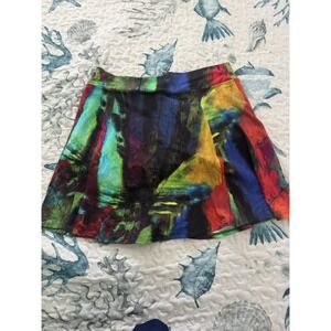 Dona Jo Skort Womens Size 3 XL Colorful Tennis Pickleball Golf Athletic Skirt